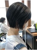 前下がりショートボブ