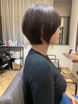 ロンドブルーム 天神大名店(Lond Bloom) まとまる大人美人ショートボブ/30代40代50代