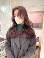 ローウェ 渋谷(Louwe)&nbsp;ブリーチなしのピンクブラウン♪《misaki》