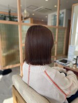 アドラーブル 長岡リップス旭岡店(adorable)&nbsp;艶髪 切りっぱなしBOB 10代20代