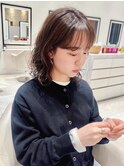 ウェーブパーマ*レイヤーカット*グレイカラー*イメチェン