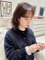 ケーツー あべのキューズモ-ル店(K-two) ウェーブパーマ*レイヤーカット*グレイカラー*イメチェン