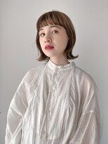 シスタ(SISTA) マチルダボブオン眉前髪外ハネボブ