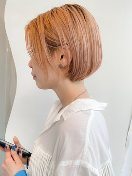 モリオ フロム ロンドン 大宮2号店(morio from London) 【なかじま ひびき】ワンレンミニボブ