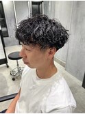 大人メンズパーマ3