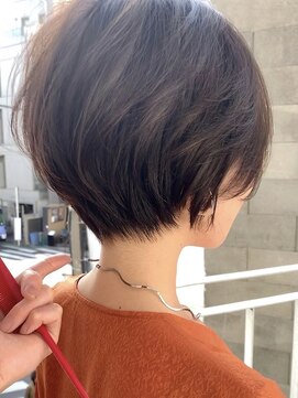 アイドットプラス 表参道(i.+omotesando) 前髪あり小顔つや髪顔まわり簡単スタイリングショートボブヘア