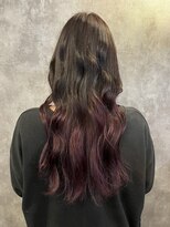 チルバイヘアーガーデンミルクティ(Chillbyhairgardenmilktea)&nbsp;ピンクブラウン×グラデーションカラー