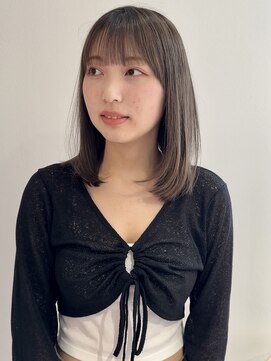 ヨーク(YOKE) 【YOKE】ミルクティーアッシュグレージュカラー大人ボブレイヤー