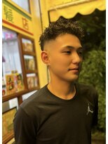 キャンチョメ&nbsp;スキンフェードandパーマ