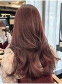 パープルピンク×レイヤーカット