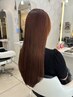 【うねりクセ対策】前髪カット＋顔周り縮毛矯正＋Aujua1stepトリートメント
