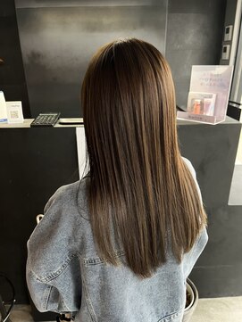 リンダイーロ(Linda Hiro) 【札幌円山】艶ベージュ/ストレート/イルミナカラー/ト髪質改善