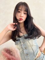 アンジェリカ 名古屋店(ANGELICA)&nbsp;ANGELICA ふんわり暗髪くすみアッシュカラー