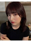 顔周りレイヤーボブで垢抜け小顔カット/前髪あり前髪なし/恵比寿