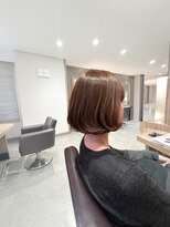 ユウヘアー 石川橋店(U Hair)&nbsp;ラインボブ/ナチュラルボブ/艶カラー