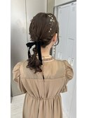 medium hair arrange