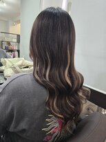 グランディールヘアデザイン(grandir hairdesign)&nbsp;プルエクステ/ハイライト/ロングヘア/千葉