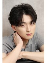 リップス 仙台ロフト(LIPPS) フェザーパーマ センターパート ウルフ