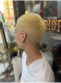 金髪ボウズ/バズカット/フェード