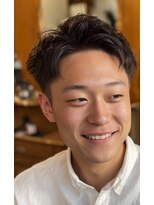 メンズ ルシードスタイル アウラ 松戸市五香(LUCIDO STYLE Aura)&nbsp;ショートセンターパートニュアンスサーフ/松戸