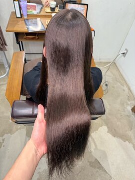 ロディーナコク 大口 新子安(rodina.coc) クラゲヘアー/小顔に見せるヘア/ココアベージュ/大口子安新子安