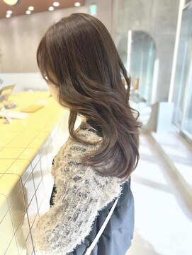 リオーエン 渋谷 原宿 明治神宮前(RiOen.) 【渋谷】ブリーチなし透明感カラー　モカベージュ