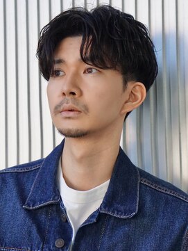 ガーデンヨコハマエスト(GARDEN YOKOHAMA est) ニュアンスパーマ　毛流れ　ツーブロック　ショート