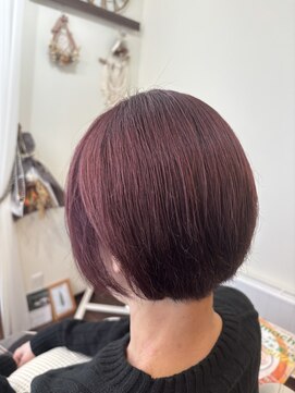 フォーアスマイル(for a smile) ピンクショートボブ