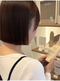ミニボブ×ストレートで理想のボブへ