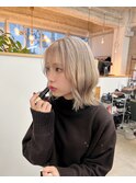 ボブ/縮毛矯正/韓国風タッセルボブ/レイヤーボブ/くびれボブ/
