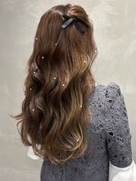 ウェウェ(wewe)&nbsp;ヘアセット/ヘアアレンジ/ハーフアップ/巻き髪/結婚式参列
