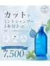 好評【!夏!】カット+ミントシャンプー480mlお持ち帰り付 ¥7500!