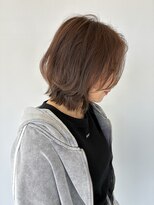 ヘアデザイン アンジェロ(Hair Design Angelo)&nbsp;レイヤーボブ/ミントベージュ/20代/30代/40代