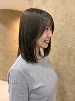 ネウィ 川崎(newi)&nbsp;フェイスレイヤー/オリーブグレージュ/髪質改善/小顔魅せ/透明感