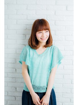 ラクシス 新都心店(Luxis) 【Luxis 仲間千華】内巻きミディアムボブ