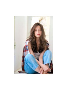 チョビー 銀座(chobii) [桜井]デジタルパーマイルミナカラー グレージュカラー