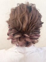 ラビス 浦和(Lovis)&nbsp;デザインカラー/レイヤーカット/ウェットヘア/夏のヘアアレンジ