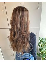 エイト 沖縄豊崎店(EIGHT toyosaki) 【EIGHT 豊崎】お客様スタイル_ブラウン×ハイライト