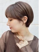 丸みショート／耳掛け／小顔似合わせ