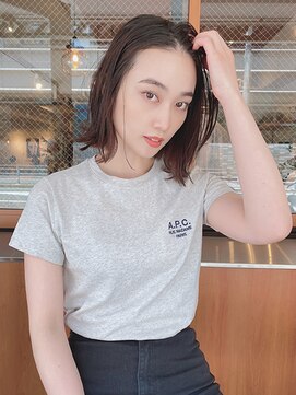 ルービック 梅田茶屋町(Rubik) ナチュラルボブ×黒髪ボブ大人可愛い20代30代40代