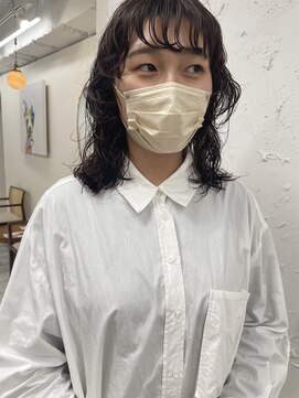 プフ 伏見(puf) ウルフカット×パーマ【伏見/丸の内/栄/髪質改善】