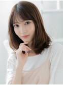 外国人風大人ハイライト小顔エアリーミディc3上尾20代30代40代