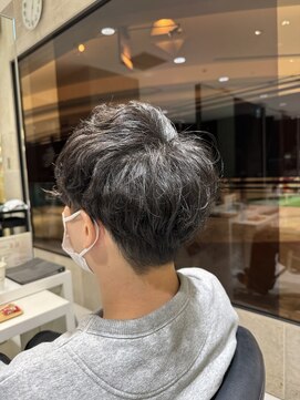 アヴァンスクロス あべのルシアス店(AVANCE. CROSS) ツーブロックマッシュ×ニュアンスパーマ