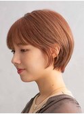 スッキリ丸みショートヘア