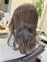 ヘアーエポック(hair epoque) 小顔ショコラアッシュヘルシースタイルふんわりカール