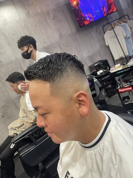 バーバーショップ ネオ セカンド(BARBERSHOP NEO2nd) スキンフェード アップスタイル メンズショート
