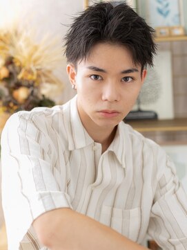 カバーヘア イヴ 戸頭店(COVER HAIR EVE) アップバング刈り上げ黒髪オーガニックカラーc4戸頭20代30代!