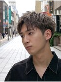 刈り上げ2ブロックアップバンクショート