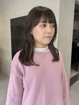 ヘアー アイス ルーチェ(HAIR ICI LUCE) ブリーチなし寒色系カラーグレージュ艶カラー透明感カラー/今枝