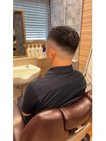 銀座マツナガ 神田店&nbsp;メンズスキンフェードアップバングショートストリート